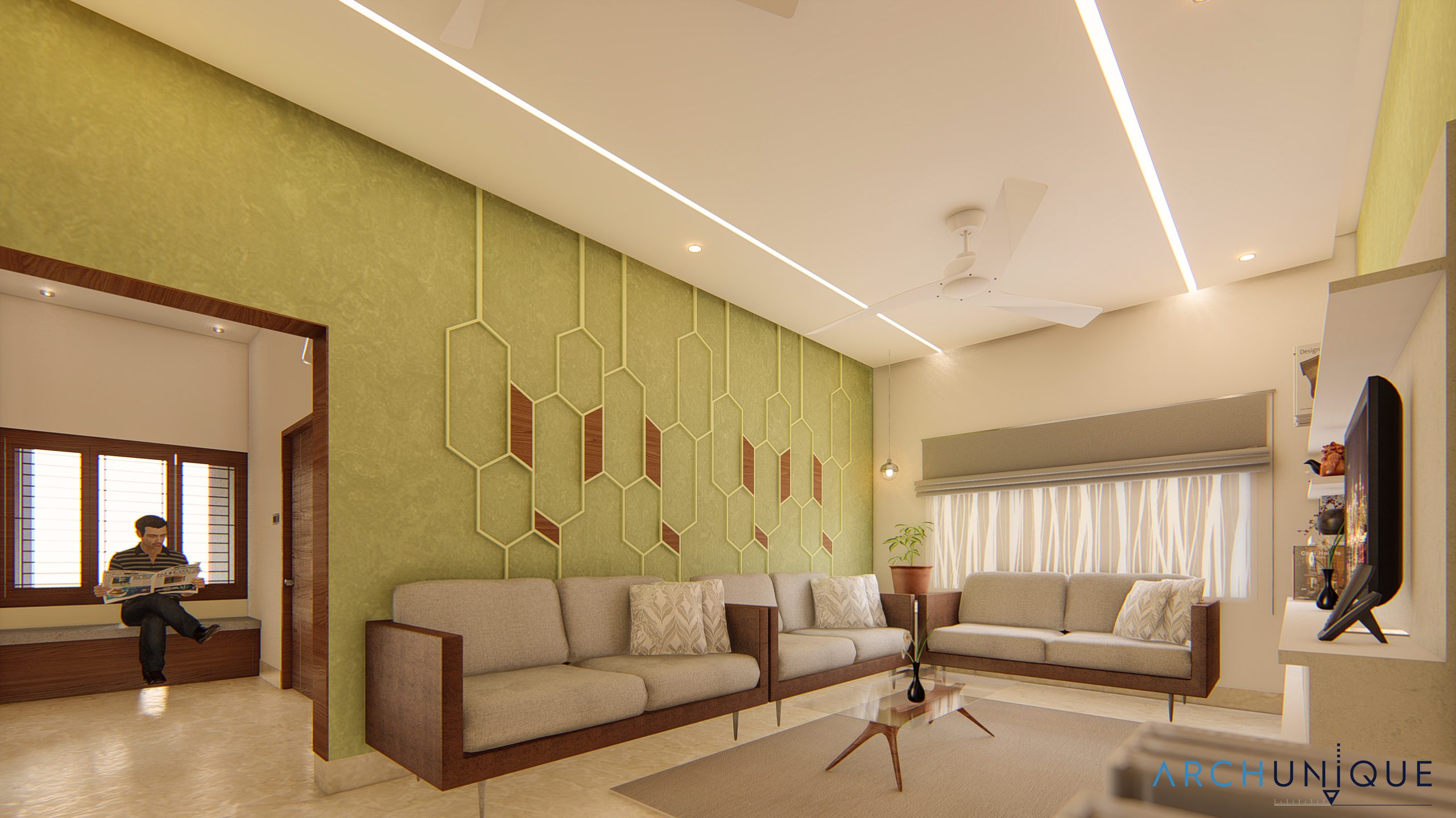 Seerkali residence living room